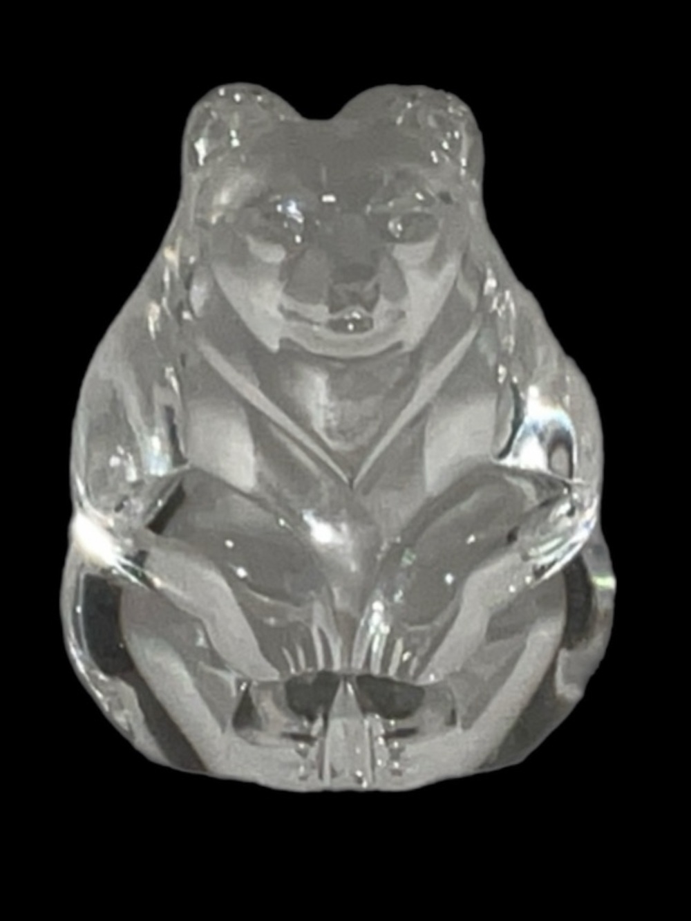 Steuben Crystal Bear - Signed
